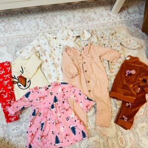 Winter baby girl lot